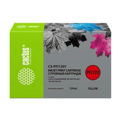 Струйный картридж Cactus CS-PFI120Y