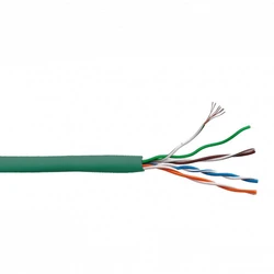 Кабель витая пара LANMASTER LAN-5EUTP-PT-LSZH-GN