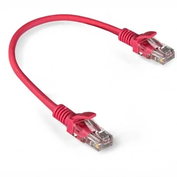 Патч-корд ExeGate UTP-RJ45-RJ45-5e-0,3M-LSZH-RD EX286372RUS