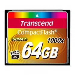 Флеш (Flash) карты Transcend CompactFlash 1000x TS16GCF1000 64 ГБ