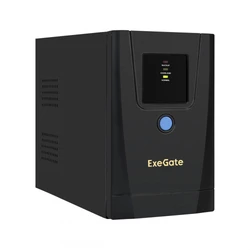 Источник бесперебойного питания ExeGate SpecialPro UNB-900.LED.AVR.1SH.2C13 EX292777RUS 900 ВА, 500 Вт
