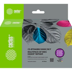 Струйный картридж Cactus CS-BTD60BK/5000M/C/Y