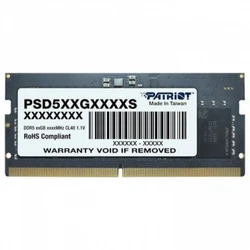 ОЗУ Patriot Signature PSD58G560041S DIMM, DDR5, 8 Гб, 5600 МГц
