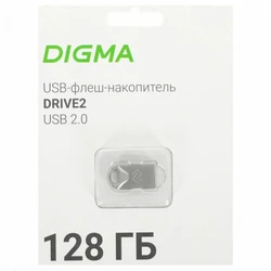 USB флешка (Flash) Digma DRIVE2 DGFUM128A20SR 128 ГБ