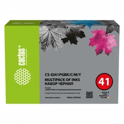Струйный картридж Cactus CS-GI41PGBK/C/M/Y