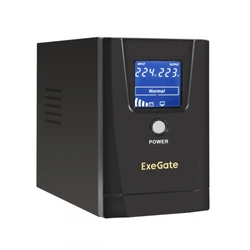 Источник бесперебойного питания ExeGate Power Smart ULB-500.LCD.AVR.2SH EX294613RUS (500 ВА, 300)