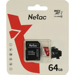 Флеш (Flash) карты Netac NT02P500ECO-064G-R (64 ГБ)