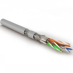 Кабель витая пара Hyperline Кабель витая пара экранированный S/FTP (500 м) SFTP4-C8.1-S23-IN-LSZH-GY-500