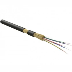 Оптический кабель Hyperline Кабель волоконно-оптический 50/125 (OM4) многомодовый 12 волокон FO-MB-IN/OUT-504-12-LSZH-BK