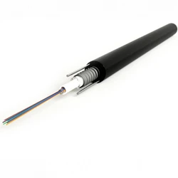 Оптический кабель Hyperline Кабель волоконно-оптический 9/125 (SMF-28 Ultra) одномодовый 24 волокна FO-SRA-OUT-9S-24-PE-BK