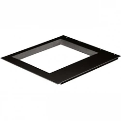 Аксессуар для серверного шкафа Hyperline Рамка для монитора 15-дюймового монитора (размер окна 285х215 мм) для крепления в 19" стойку TDP-15-RAL9004