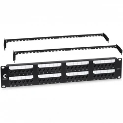 Патч-панель Cabeus PL2-48-Cat.6-Dual 48 портов, UTP, Cat. 6