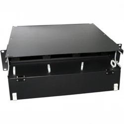 Патч-панель Hyperline FO-19BX-2U-F0-6xSLT-W120H32-EMP 6 портов