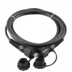 Патч-корд Hyperline PC-IE-LPM-UTP-RJ45-RJ45-C5e-3M-BK