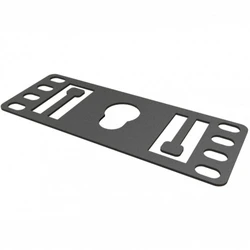 Аксессуар для серверного шкафа Hyperline Кронштейн 1U Т-пазы и с перфорацией под крепеж типа "монетка" (8 шт. в комплекте) PMR-1U-TM-RAL9005