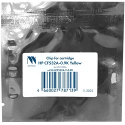 Опция для печатной техники NV Print Чип для картриджа CF532A Yellow (0.9K) NV-CH-HCF532A-Y