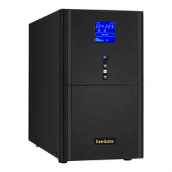 Источник бесперебойного питания ExeGate SineTower SZ-5000.LCD.AVR.2SH.1C13.T.RJ.USB EX295991RUS 5000 ВА, 4000 Вт