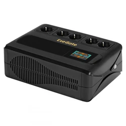 Источник бесперебойного питания ExeGate NEO Smart BU-800.LCD.AVR.5SH EX295685RUS 800 ВА, 480 Вт