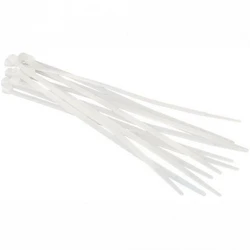 Инструмент для монтажа СКС Hyperline Стяжка нейлоновая неоткрывающаяся безгалогенная (halogen free) 100x2.5 мм полиамид 6.6 -40°C - +85°C белая (100 шт) GT-100IC-25