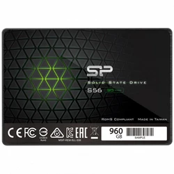 Жесткий диск Silicon Power S56 SP960GBSS3S56A25 SSD (твердотельные), 960 ГБ, 2.5 дюйма, SATA