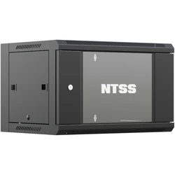 Серверный шкаф NTSS настенный 6U 570x450мм NTSS-W6U6045GS-BL