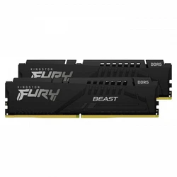 ОЗУ Kingston FURY Beast Black KF564C32BBEK2-32 DIMM, DDR5, 32 Гб (2 х 16 Гб), 6400 МГц