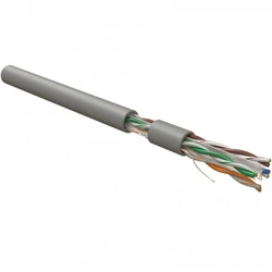 Кабель витая пара Hyperline Кабель витая пара неэкранированная U/UTP категория 6 4 пары UUTP4R-C6-S23-IN-LSLTX-GY(m)