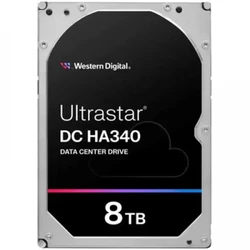 Серверный жесткий диск Western Digital SATA Server 8Tb Ultrastar DC HA340 WUS721208BLE604 HDD, 3,5 LFF, 8 ТБ, SATA