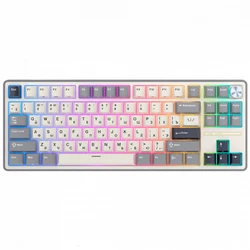 Клавиатура Royal Kludge R87 Pro Half Grey (Brown Switch) 6977576550755 Проводная, USB