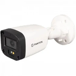 IP видеокамера Tantos TSi-P2FP 00-00189171 (Цилиндрическая, Уличная, Проводная, Фиксированный объектив, 2.8 мм, 1/3", 2 Мп ~ 1920×1080 Full HD)