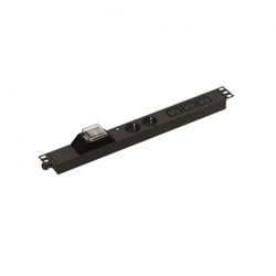 Аксессуар для серверного шкафа Hyperline SHE19-2SH-3BIEC-IB-CB