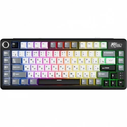 Клавиатура Royal Kludge L75 Knight Black (Cream Switch) 6935280827075 Беспроводная, Bluetooth