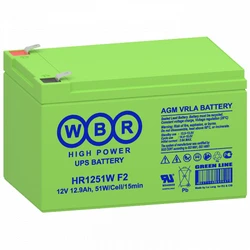 Сменные аккумуляторы АКБ для ИБП WBR HR1251W F2 HR1251W F2 WBR 12 В