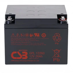 Сменные аккумуляторы АКБ для ИБП CSB GPL12260 GPL12260 I CSB 12 В