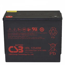 Сменные аккумуляторы АКБ для ИБП CSB HRL12540W FR CSB 12 В