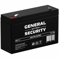 Сменные аккумуляторы АКБ для ИБП General Security GSL12-6 GENERAL SECURITY 6 В