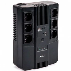 Источник бесперебойного питания БАСТИОН SKAT-UPS 600-IN-1x7 600 ВА, 360 Вт