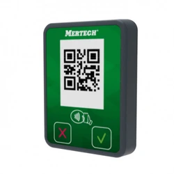 Дисплей покупателя Mertech Терминал оплаты СБП Mini с NFC серый/зеленый Mer2132