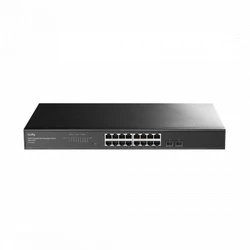 Коммутатор CUDY GS1016ES2 1000 Base-T (1000 мбит/с), 2 SFP порта