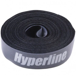 Аксессуар для кабельных сетей Hyperline Лента (липучка) в рулоне ширина 25 мм длина 5 м черная WASNR-5x25-BK