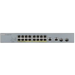 Коммутатор Zyxel GS1350-18HP-EU0101F 1000 Base-TX (1000 мбит/с), 2 SFP порта
