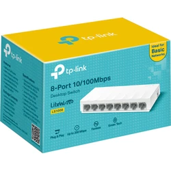 Коммутатор TP-Link LS1008 (100 Base-TX (100 мбит/с))