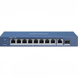 Коммутатор Hikvision DS-3E0510P-E/M (1000 Base-TX (1000 мбит/с), 1 SFP порт)