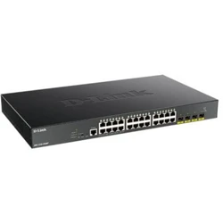 Коммутатор D-link DGS-1250-28XMP/A1A 1000 Base-TX (1000 мбит/с), 4 SFP порта