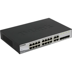 Коммутатор D-link DGS-1210-20/F1A (1000 Base-TX (1000 мбит/с), 4 SFP порта)