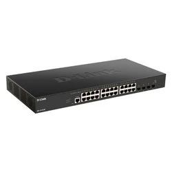 Коммутатор D-link DXS-1210-28T/A1A 10 GBase-T (10000 мбит/с), 4 SFP порта