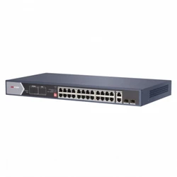 Коммутатор Hikvision DS-3E0528HP-E 1000 Base-TX (1000 мбит/с), 2 SFP порта