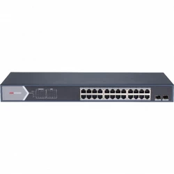 Коммутатор Hikvision DS-3E1526P-SI 1000 Base-TX (1000 мбит/с), 2 SFP порта