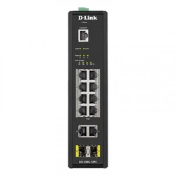 Коммутатор D-link DIS-200G-12PS DIS-200G-12PS/A2A 1000 Base-T (1000 мбит/с), 2 SFP порта