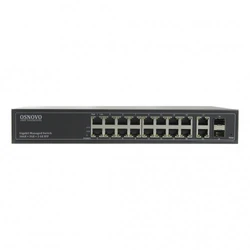 Коммутатор OSNOVO SW-71802 SW-71802/L 1000 Base-T (1000 мбит/с), 2 SFP порта